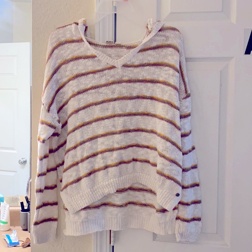 Knitted hoodie